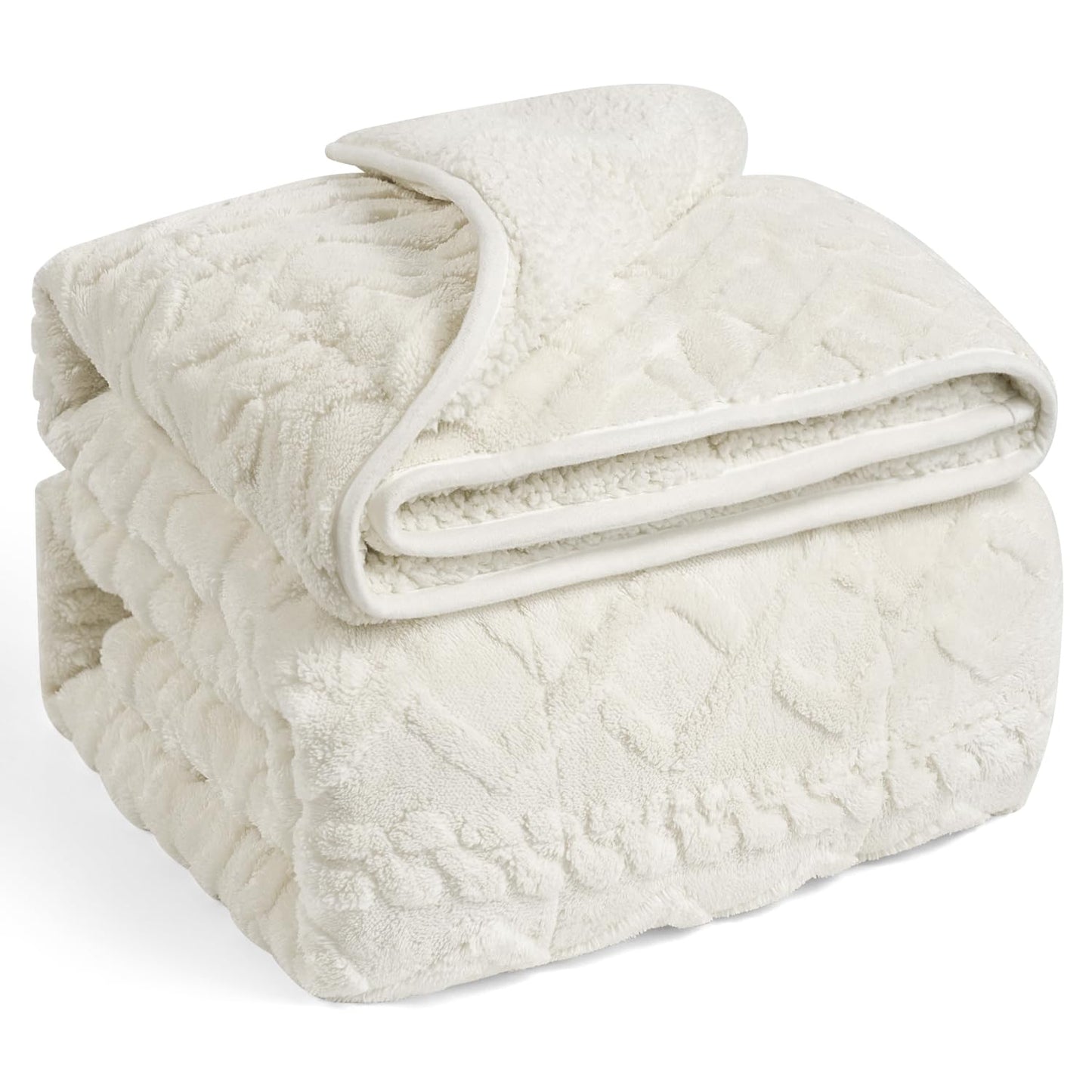 Azalea Marketplace Picks ๐บ: Sherpa Fleece Weighted Blanket, Dual Sided Cozy Fluffy Heavy Blanket, Ultra Fuzzy Throw Blanket with Soft Plush Flannel Top