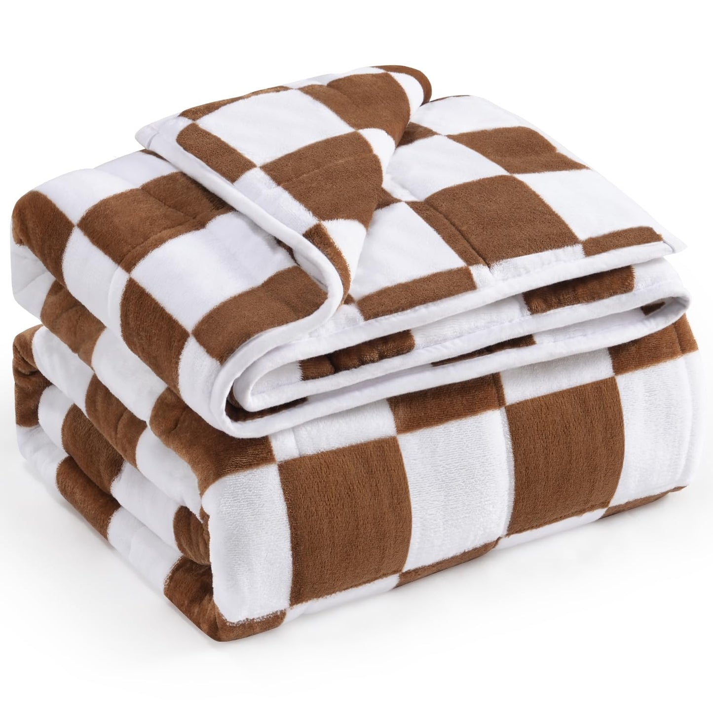 Azalea Marketplace Picks ๐บ: Sherpa Fleece Weighted Blanket, Dual Sided Cozy Fluffy Heavy Blanket, Ultra Fuzzy Throw Blanket with Soft Plush Flannel Top
