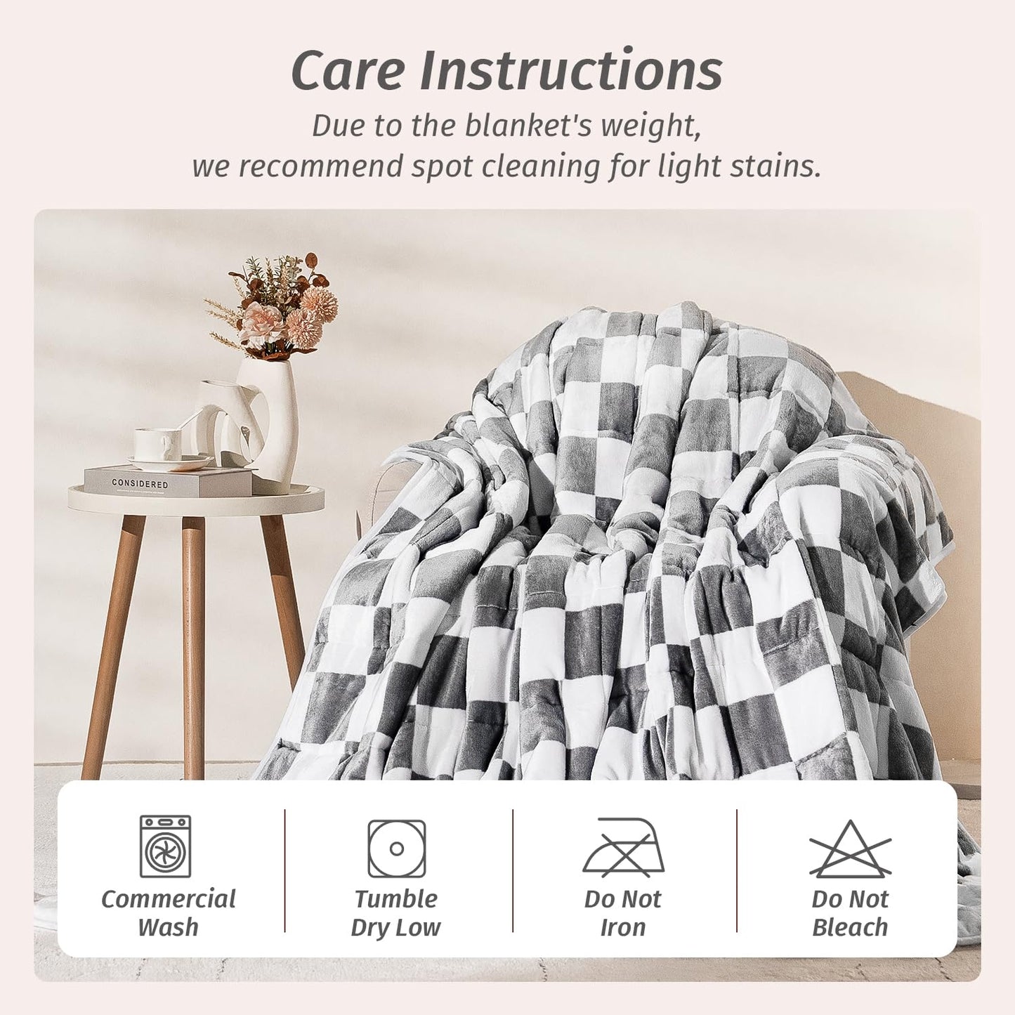 Azalea Marketplace Picks ๐บ: Sherpa Fleece Weighted Blanket, Dual Sided Cozy Fluffy Heavy Blanket, Ultra Fuzzy Throw Blanket with Soft Plush Flannel Top