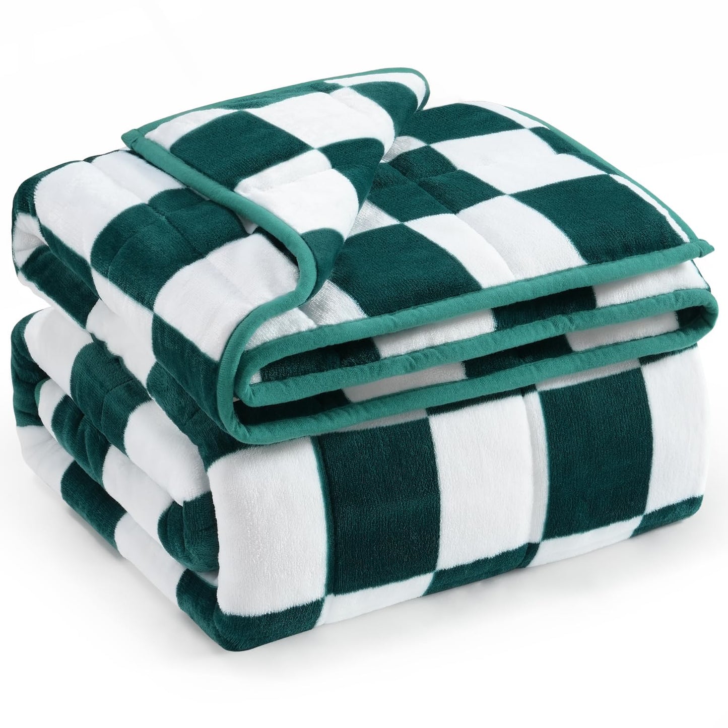 Azalea Marketplace Picks ๐บ: Sherpa Fleece Weighted Blanket, Dual Sided Cozy Fluffy Heavy Blanket, Ultra Fuzzy Throw Blanket with Soft Plush Flannel Top