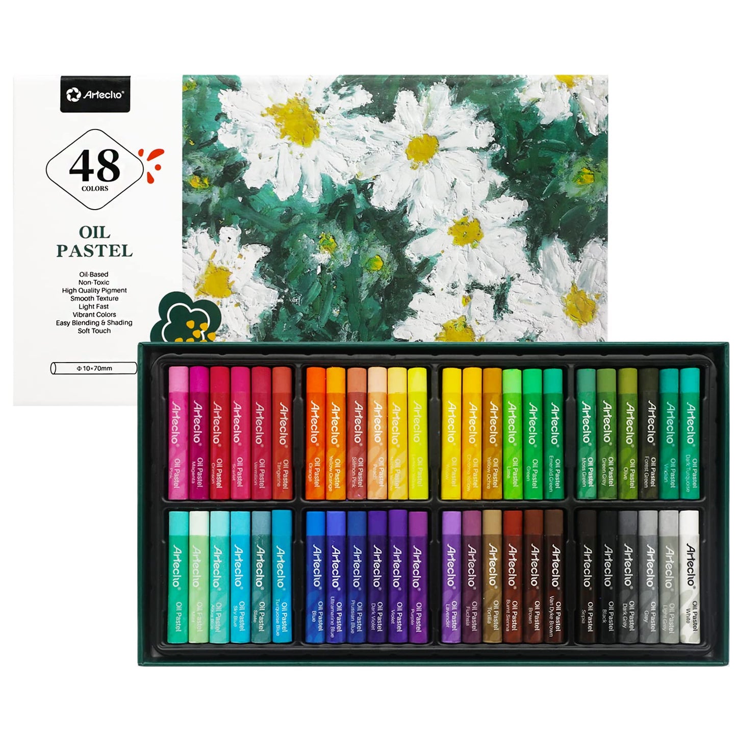 Azalea Marketplace Picks 🌺: Oil Pastels, Soft Oil Pastels for Art Painting, Drawing, Blending, Art Supplies for Artists, Beginners, Students, Teachers