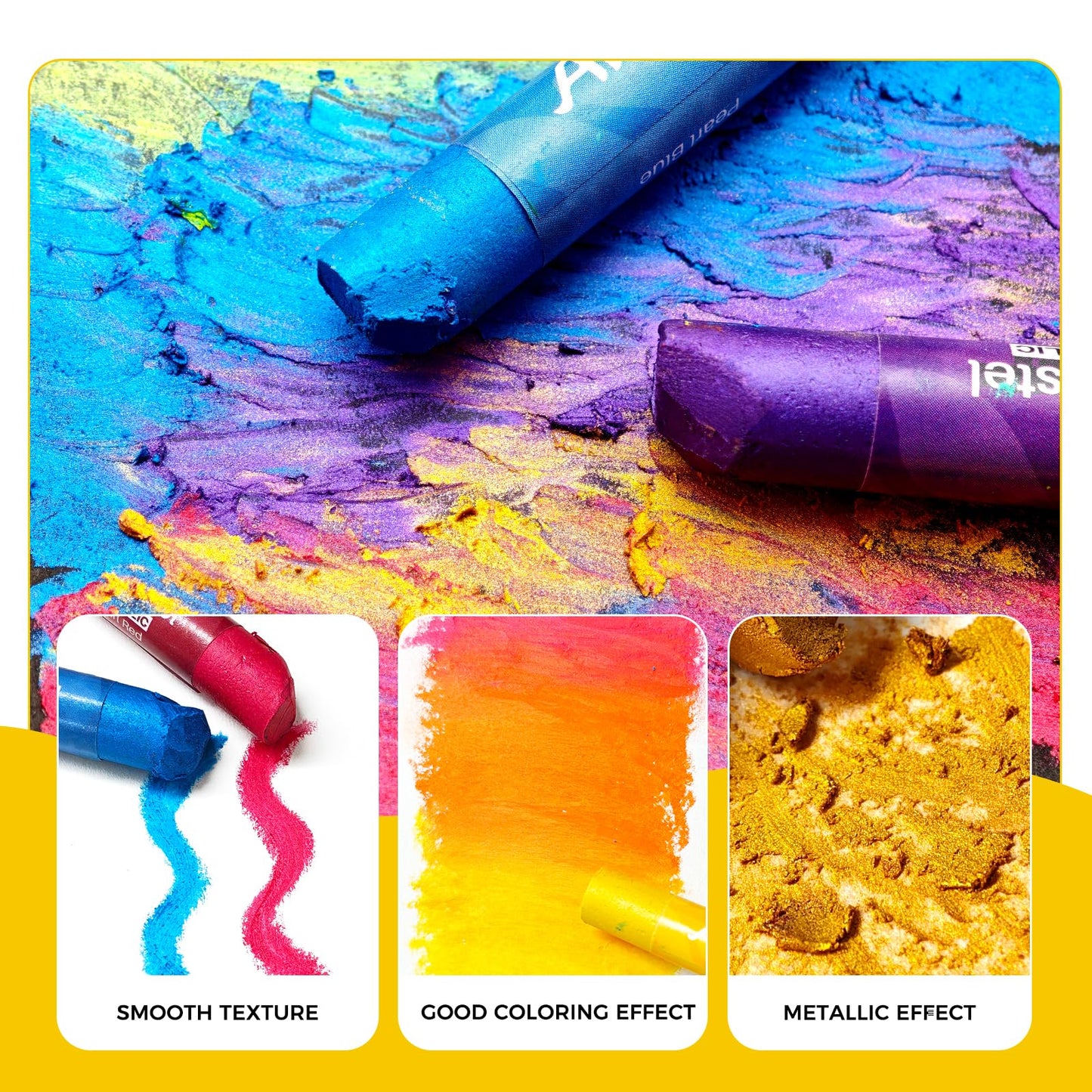 Azalea Marketplace Picks 🌺: Oil Pastels, Soft Oil Pastels for Art Painting, Drawing, Blending, Art Supplies for Artists, Beginners, Students, Teachers