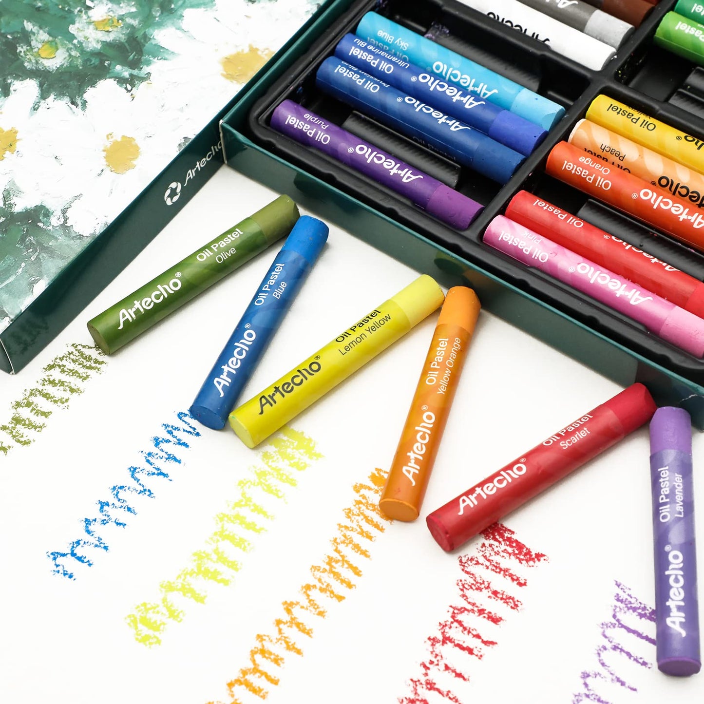 Azalea Marketplace Picks 🌺: Oil Pastels, Soft Oil Pastels for Art Painting, Drawing, Blending, Art Supplies for Artists, Beginners, Students, Teachers