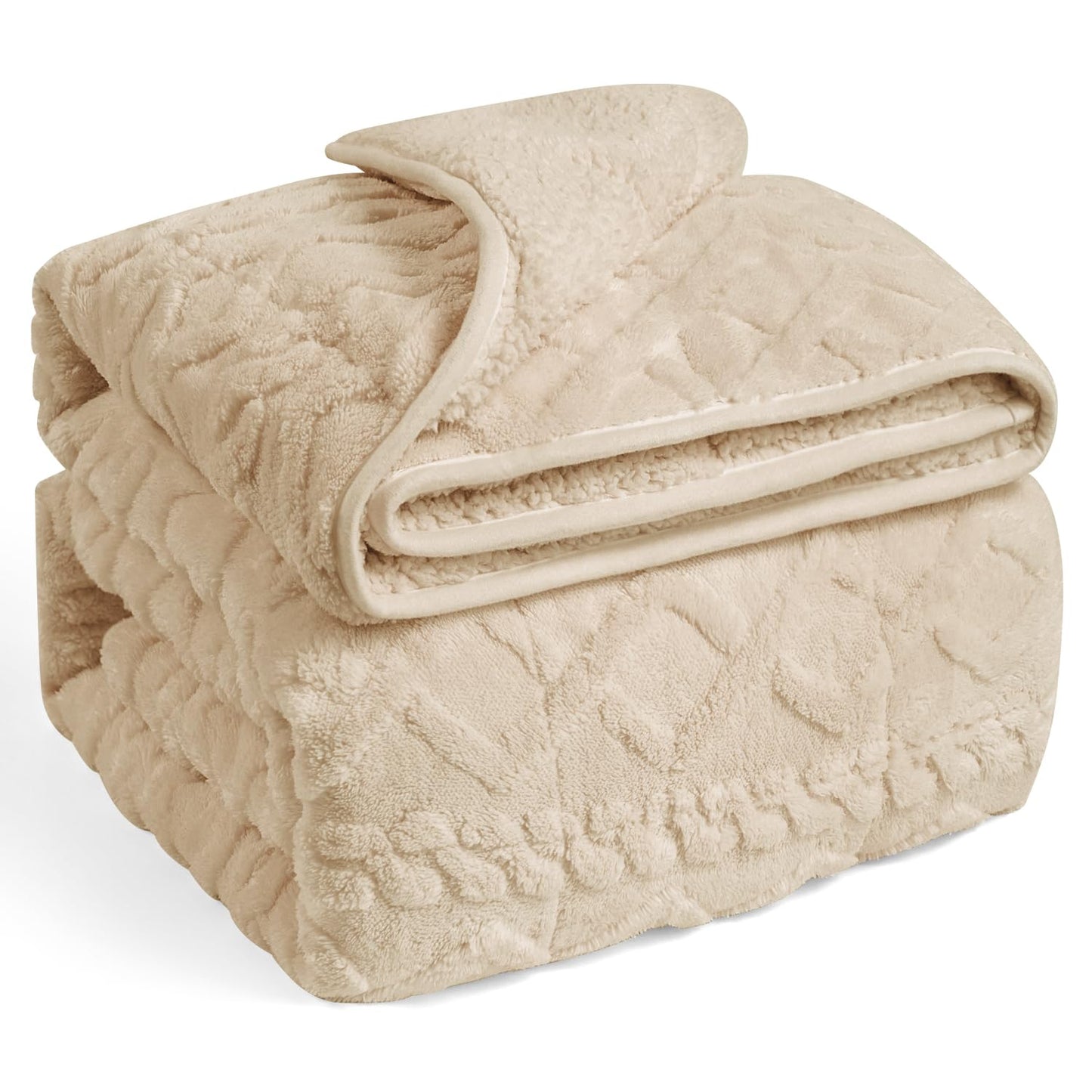 Azalea Marketplace Picks 🌺: Sherpa Fleece Weighted Blanket, Dual Sided Cozy Fluffy Heavy Blanket, Ultra Fuzzy Throw Blanket with Soft Plush Flannel Top