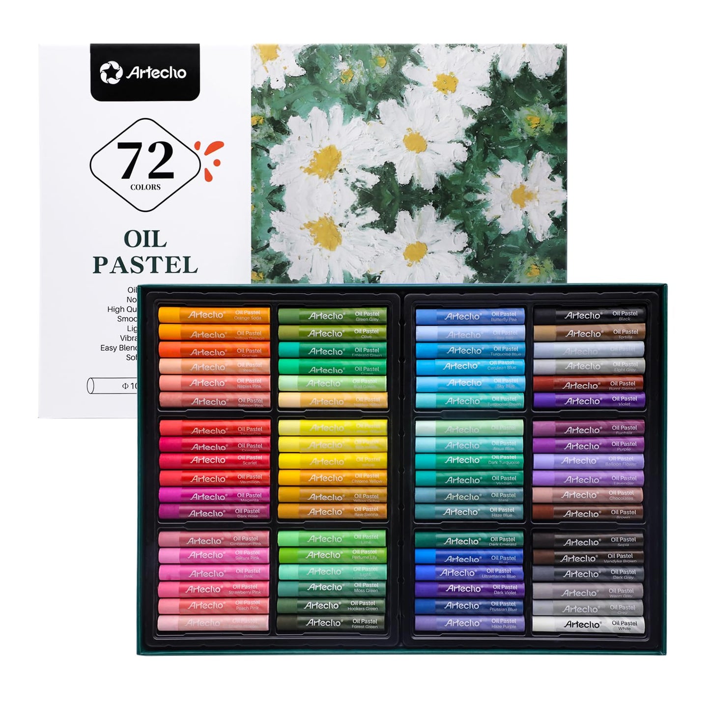 Azalea Marketplace Picks 🌺: Oil Pastels, Soft Oil Pastels for Art Painting, Drawing, Blending, Art Supplies for Artists, Beginners, Students, Teachers