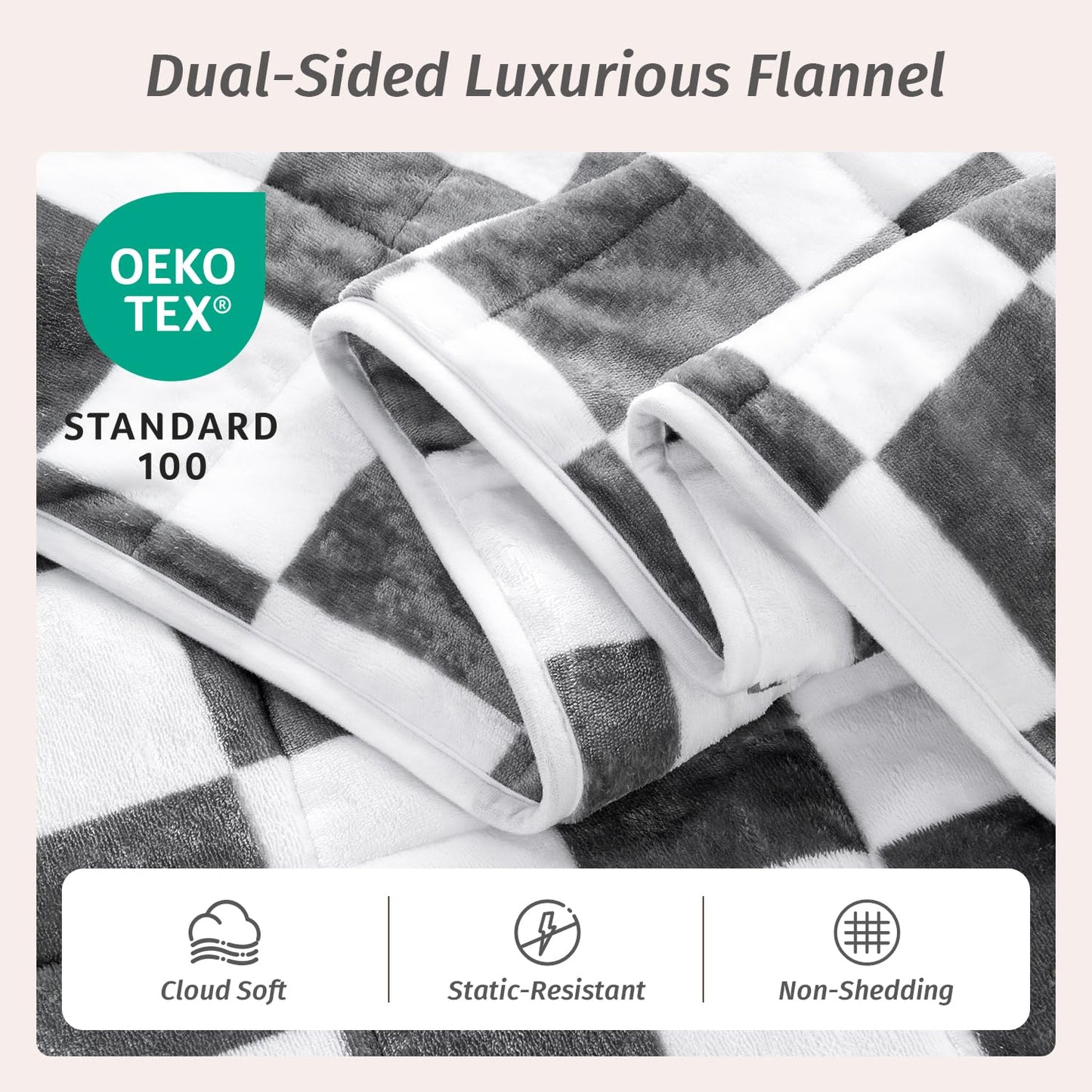 Azalea Marketplace Picks 🌺: Sherpa Fleece Weighted Blanket, Dual Sided Cozy Fluffy Heavy Blanket, Ultra Fuzzy Throw Blanket with Soft Plush Flannel Top