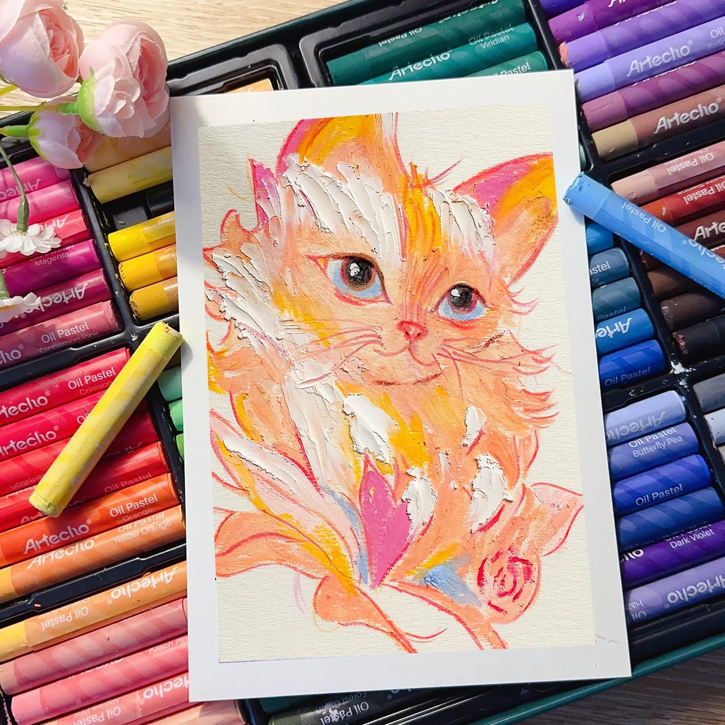 Azalea Marketplace Picks 🌺: Oil Pastels, Soft Oil Pastels for Art Painting, Drawing, Blending, Art Supplies for Artists, Beginners, Students, Teachers
