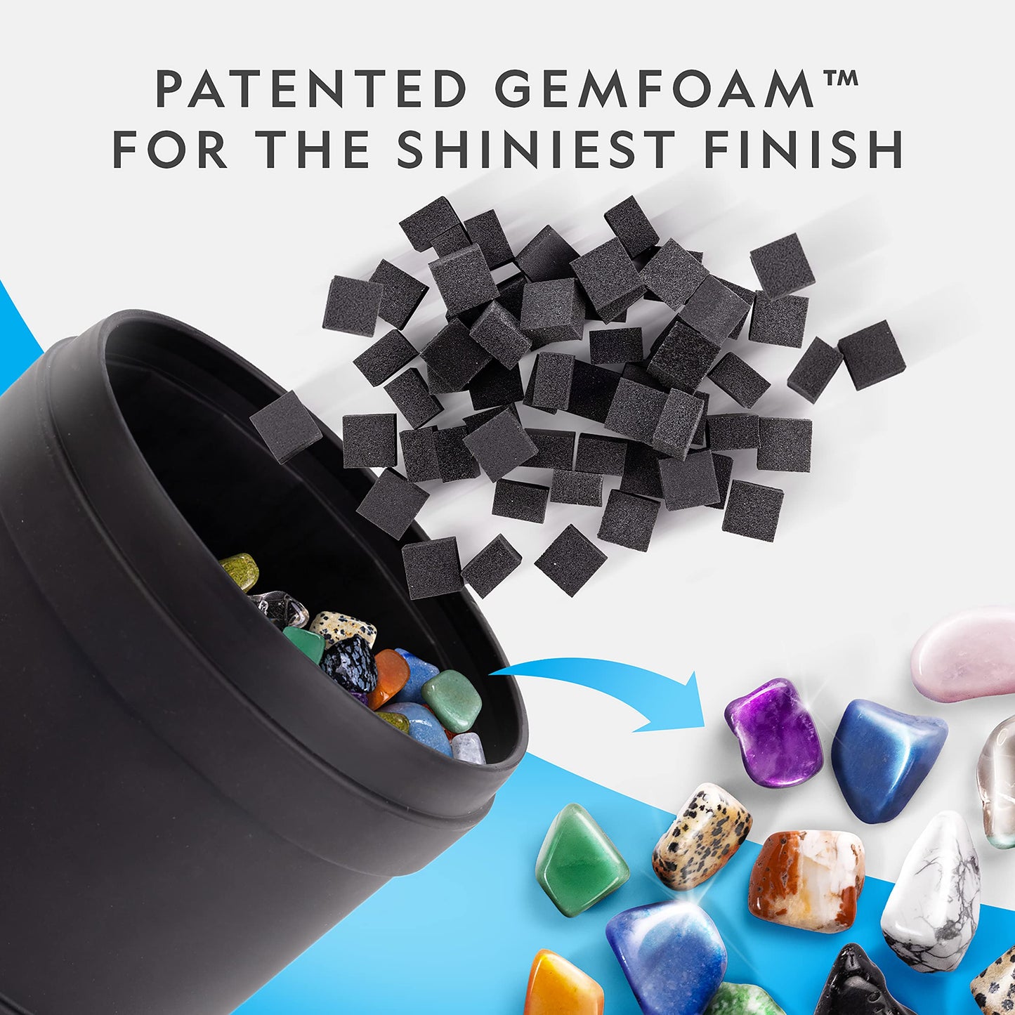 Azalea Marketplace Picks 🌺: Blue Marble National Geographic Rock Tumbler Kit – Hobby Edition Includes Rough Gemstones, and 4 Polishing Grits